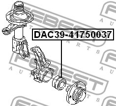Wheel Bearing FEBEST DAC3941750037 2