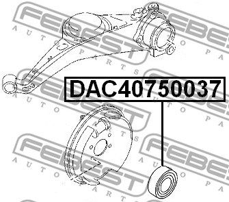 Wheel Bearing FEBEST DAC40750037 2