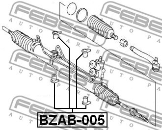 Mounting, steering gear FEBEST BZAB005 2