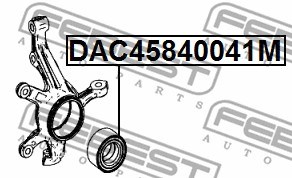 Wheel Bearing FEBEST DAC45840041M 2