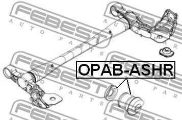 Mounting, axle beam FEBEST OPABASHR 2