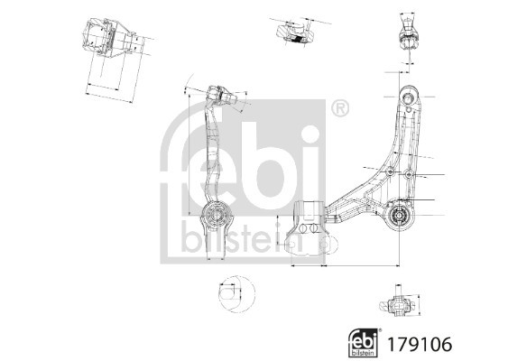 Control/Trailing Arm, wheel suspension FEBI BILSTEIN 179106 2