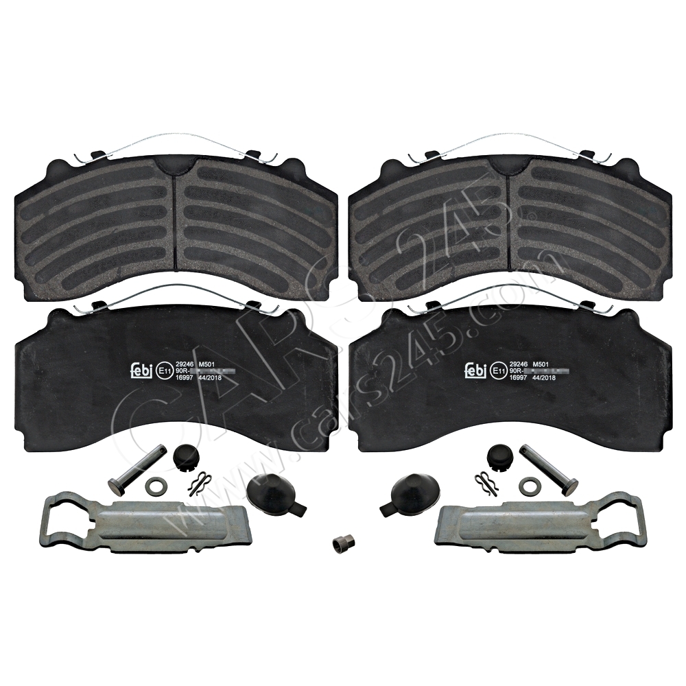 Brake Pad Set, disc brake FEBI BILSTEIN 16997