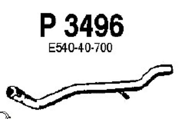 Exhaust Pipe FENNO P3496