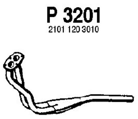 Exhaust Pipe FENNO P3201