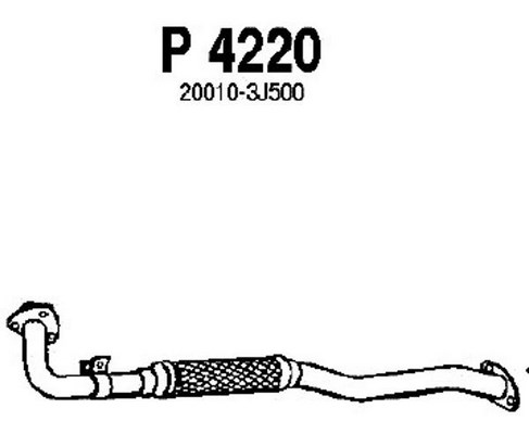 Exhaust Pipe FENNO P4220
