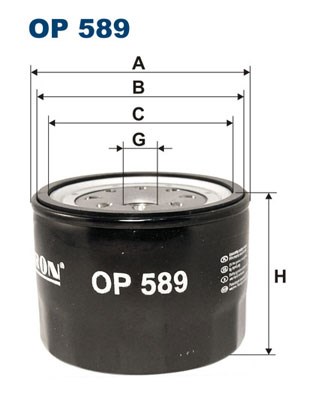 Oil Filter FILTRON OP589