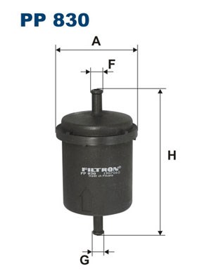 Fuel filter FILTRON PP830