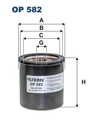 Oil Filter FILTRON OP582