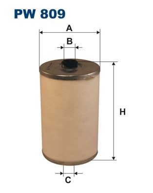 Fuel filter FILTRON PW809