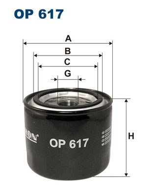Oil Filter FILTRON OP617