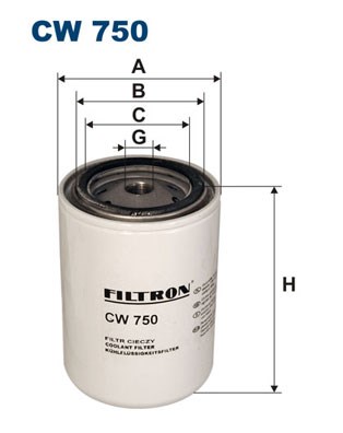 Coolant Filter FILTRON CW750