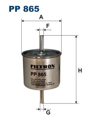 Fuel filter FILTRON PP865