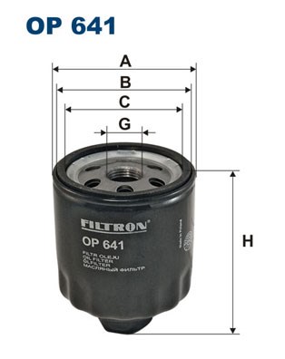Oil Filter FILTRON OP641
