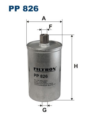 Fuel filter FILTRON PP826