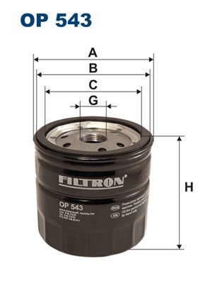 Oil Filter FILTRON OP543