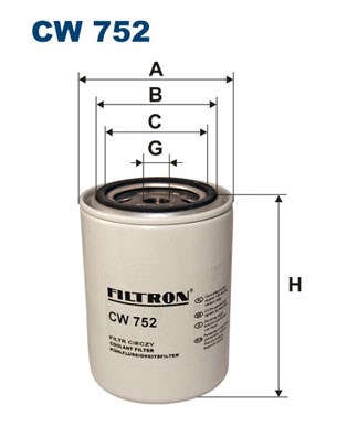 Coolant Filter FILTRON CW752