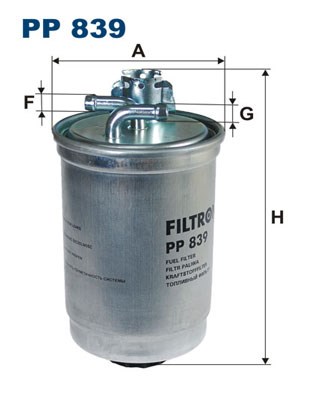 Fuel filter FILTRON PP839