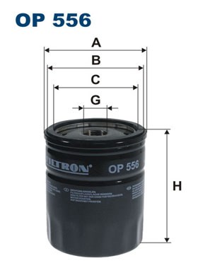 Oil Filter FILTRON OP556