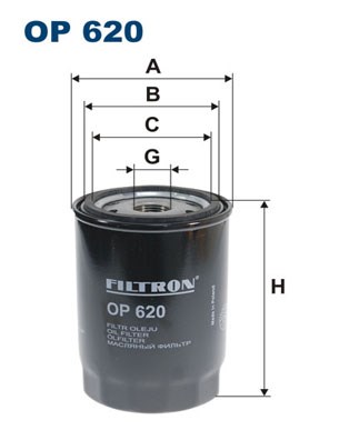 Oil Filter FILTRON OP620
