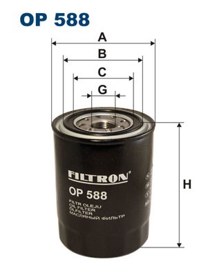 Oil Filter FILTRON OP588