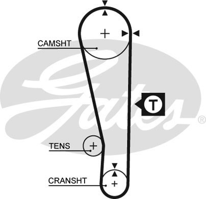 Timing Belt Kit GATES K015274XS 2