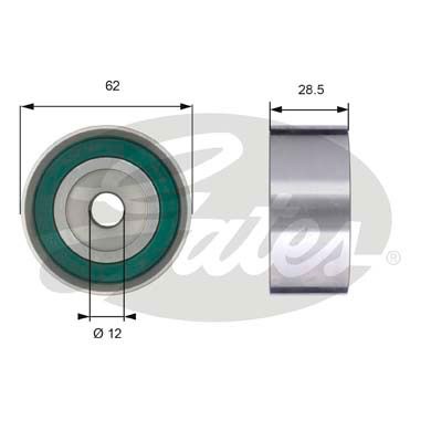 Deflection/Guide Pulley, timing belt GATES T42192