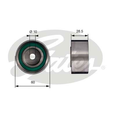 Deflection/Guide Pulley, timing belt GATES T42015