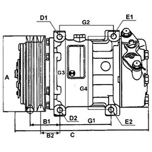 Compressor, air conditioning HC-Cargo 240958 4