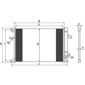 Condenser, air conditioning HC-Cargo 260036 2