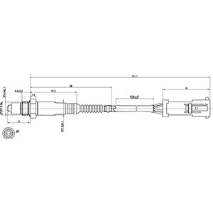 Lambda Sensor HC-Cargo 181814 3
