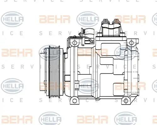 Compressor, air conditioning HELLA 8FK351110-131