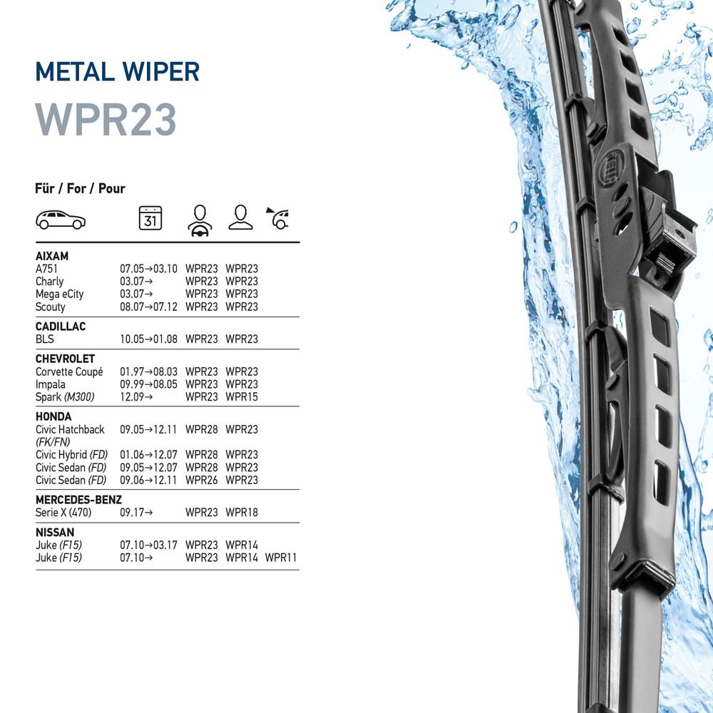 Wiper Blade HELLA 9XW190253-231 7