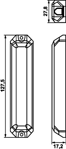 Strobe-type Beacon HELLA 2XD014592-601 2