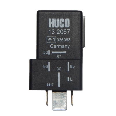 Relay, glow plug system HUCO 132067