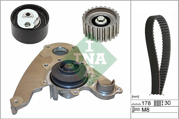 Water Pump & Timing Belt Kit INA 530023230