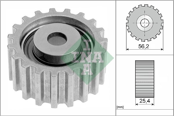 Deflection/Guide Pulley, timing belt INA 532001810