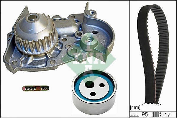 Water Pump & Timing Belt Kit INA 530001831