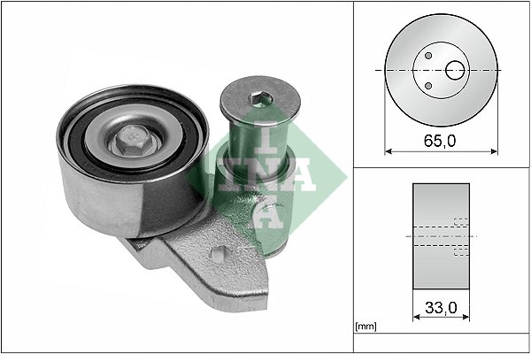 Tensioner Pulley, timing belt INA 531050120
