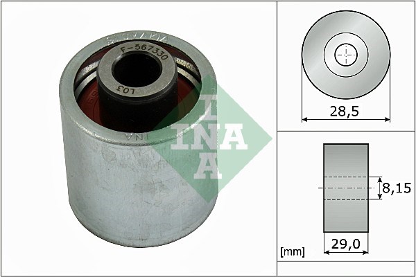 Deflection/Guide Pulley, timing belt INA 532031010