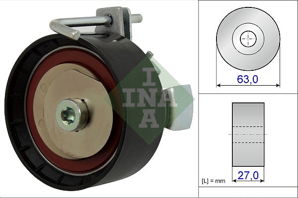 Tensioner Pulley, timing belt INA 531087710