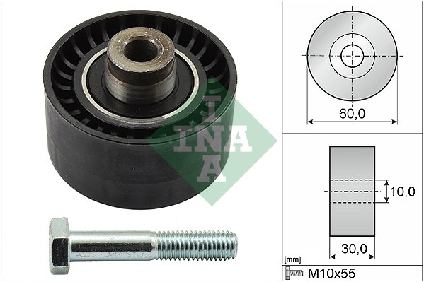 Deflection/Guide Pulley, timing belt INA 532002010