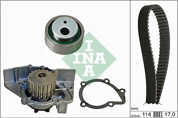 Water Pump & Timing Belt Kit INA 530025830