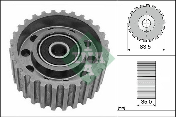 Deflection/Guide Pulley, timing belt INA 532009820