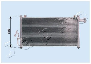 Condenser, air conditioning JAPKO CND253011