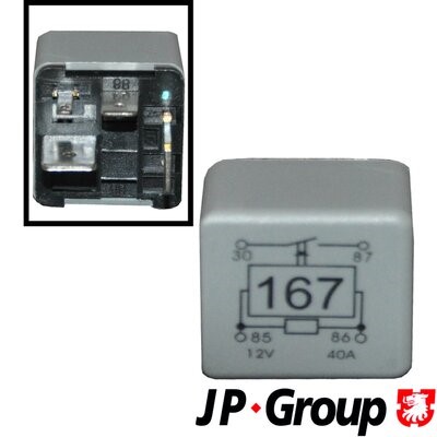 Relay, fuel pump JP Group 1199206900