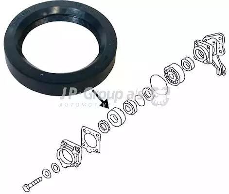 Shaft Seal, wheel bearing JP Group 8151250703