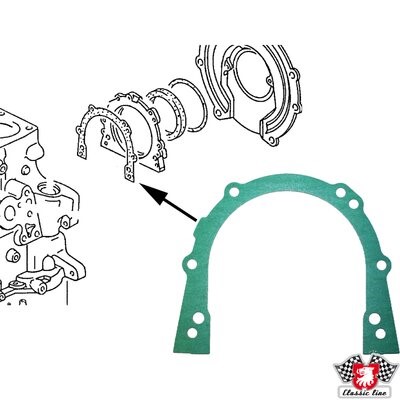 Gasket, housing cover (crankcase) JP Group 1119100100