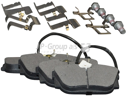 Brake Pad Set, disc brake JP Group 1163707510