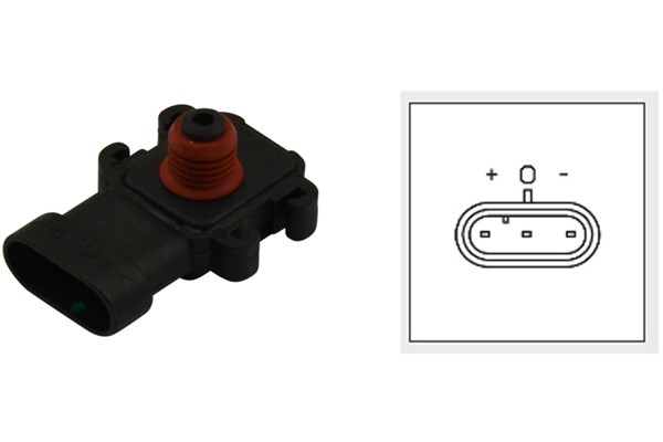 Sensor, intake manifold pressure KAVO PARTS EMS6502